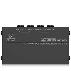 Behringer HD400 Ultra-Compact 2 Channel Hum Destroyer