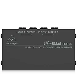 Behringer HD400 Ultra-Compact 2 Channel Hum Destroyer