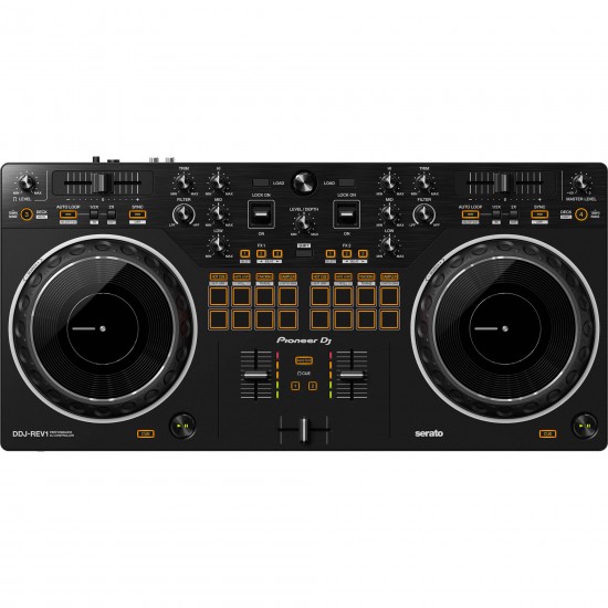 Pioneer DJ DDJ-REV1 Scratch-style 2-channel DJ controller for Serato DJ Lite