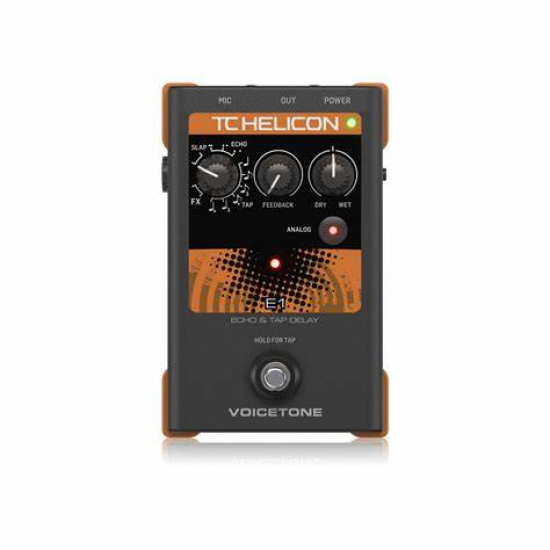 TC-Helicon VoiceTone E1 Vocal Echo and Delay Pedal