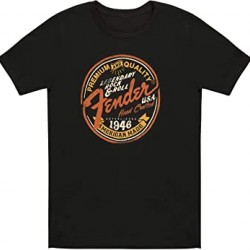 Fender 9129008506 Legendary Rock'N'Roll Junior Crew - Large - Black