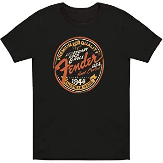 Fender 9129008306 Legendary Rock'N'Roll Junior Crew - Small - Black