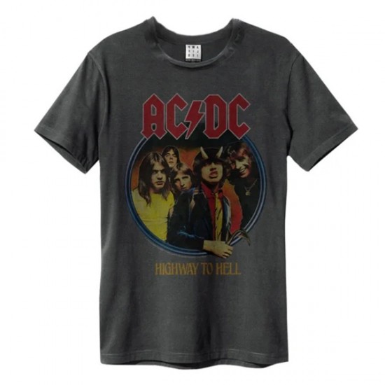 AC/DC - AC/DC Highway To Hell Amplified Vintage Charcoal - T Shirt - 5054488346728 - Medium