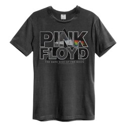 Amplified Vintage Charcoal Large T Shirt - Pink Floyd Space Pyramid - 5054488322968