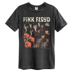 Amplified Vintage Charcoal Small T Shirt - Pink Floyd Piper At The Gate - 5054488392831