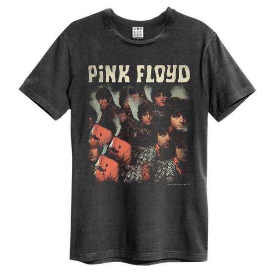 Amplified Medium Vintage Charcoal T Shirt - Pink Floyd Piper At The Gate - 5054488392848