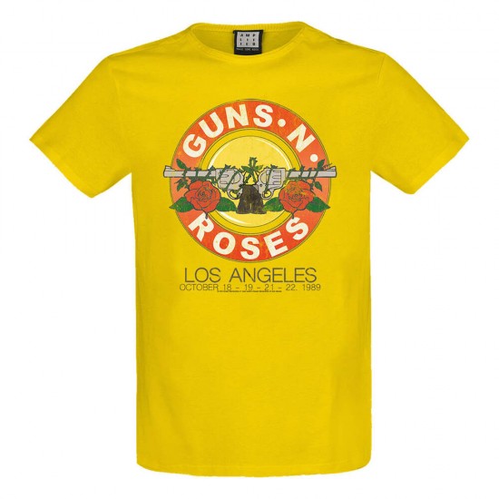Amplified Vintage White Small T Shirt - Guns 'N' Roses - Vintage Bullet - 5054488485908