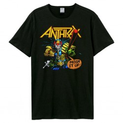 Anthrax I Am The Law Amplified Vintage Black Large T Shirt-5054488807366