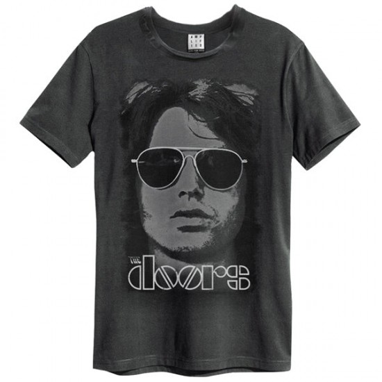 Doors Mr Mojo Risin Tee Amplified Vintage Charcoal T Shirt - 5054488276179 - Large