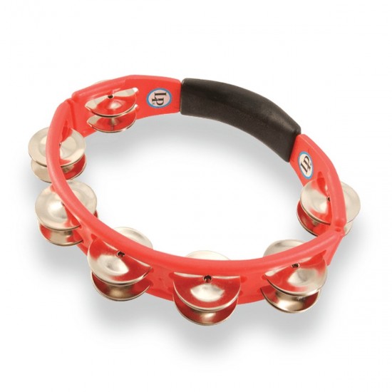 Latin Percussion LP151 Cyclops Tambourine Hand Held Red Latin Percussion LP151 Cyclops Tambourine Hand Held Red