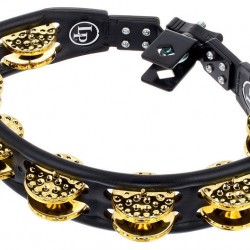  Latin Percussion LP179 Cyclops Tambourine Dimpled Brass Mount