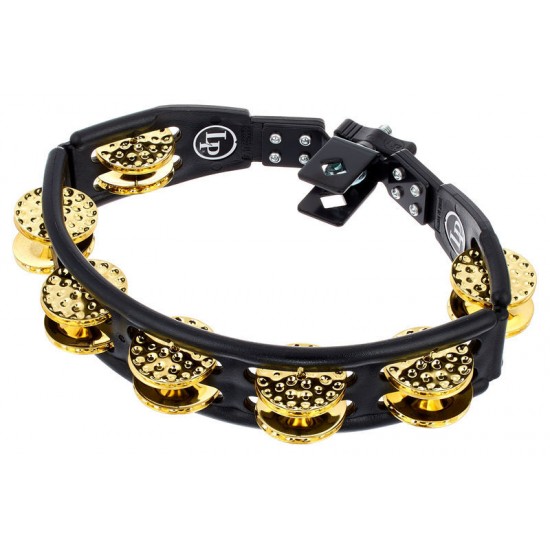 Latin Percussion LP179 Cyclops Tambourine Dimpled Brass Mount Latin Percussion LP179 Cyclops Tambourine Dimpled Brass Mount