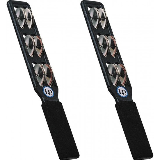 Latin Percussion LP180 Steel Jingle Stick Black Pair Latin Percussion LP180 Steel Jingle Stick Black Pair