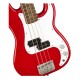 Fender 0370127554 Squier Mini Precision Bass Electric Bass - Dakota Red