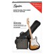 Fender 0371720403 Squier Sonic® Stratocaster® Pack, 2-Color Sunburst, Gig Bag, 10G Fender 0371720403 Squier Sonic® Stratocaster® Pack, 2-Color Sunburst, Gig Bag, 10G