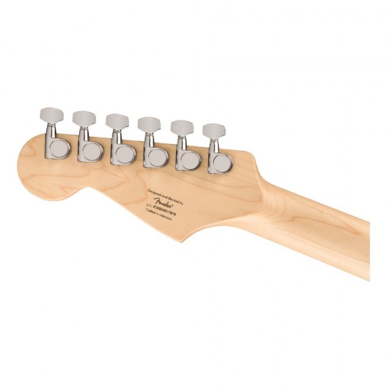 Fender 0373252556  FSR Squier Sonic® Stratocaster® HT, Maple Fingerboard, White Pickguard, Shell Pink 