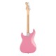 Fender 0373302555 Squier Sonic Stratocaster HT H, Maple Fingerboard, White Pickguard, Flash Pink 