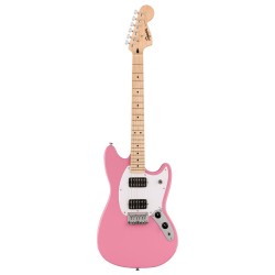 Fender 0373702555 Squier Sonic Mustang HH Electric Guitar - Flash Pink