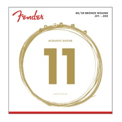 Fender 0730070405 Acoustic Guitar Strings - Bronze 