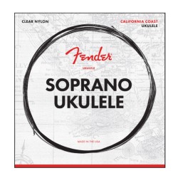 Fender 0730090402 California Coast Soprano Ukulele Guitar Strings - .024, .032, .034, .028 Gauges