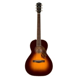 Fender PS-220E Parlor Acoustic-electric Guitar - 3-tone Vintage Sunburst