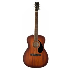 Fender Paramount PO-220E All Mahogany Orchestra Acoustic-electric Guitar - Aged Cognac Burst
