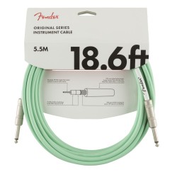 Fender 0990520058 Original Series Straight to Straight Instrument Cable - 18.6 foot Surf Green