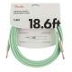 Fender 0990520058 Original Series Straight to Straight Instrument Cable - 18.6 foot Surf Green