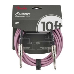 Fender 0990571166 Contour Series Instrument Cables 10Ft - Burgundy Mist