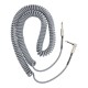 Fender 990573024 Contour Series Straight to Right Angle Coil Instrument Cable - Inca Silver, 30 feet Fender 990573024 Contour Series Straight to Right Angle Coil Instrument Cable - Inca Silver, 30 feet