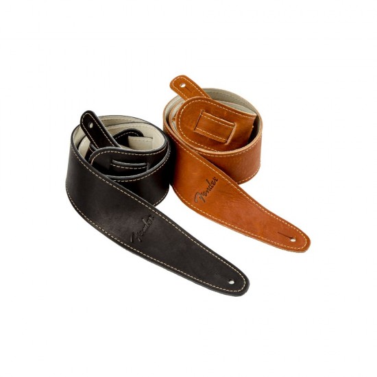 Fender Guitar Strap Ball Glove Leather Brown - 0990607050