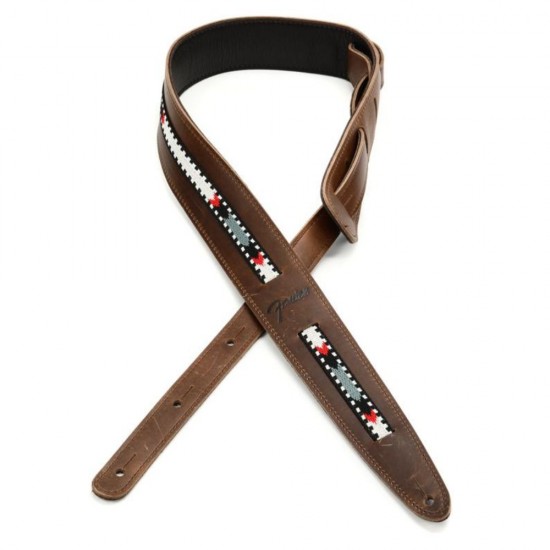 Fender 0990612021 Paramount Acoustic Leather Strap - Brown Fender 0990612021 Paramount Acoustic Leather Strap - Brown