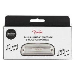Fender 0990701201 Blues Junior® Diatonic 8-hole Harmonica, Key of C 