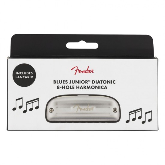 Fender 0990701201 Blues Junior® Diatonic 8-hole Harmonica, Key of C Fender 0990701201 Blues Junior® Diatonic 8-hole Harmonica, Key of C