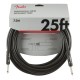  Fender 990820016 Professional Series Instrument Cable, Straight/Straight, 25', Black 