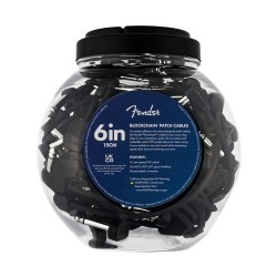 Fender Blockchain Patch Cable Bowl Black (50-count) - 0990825006