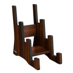Fender 0991829001 Deluxe Wooden 3-tier Guitar Stand