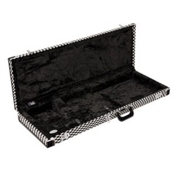 Fender 0996106388 Classic Series Wood Case for Strat/Tele - Wavy Checkerboard