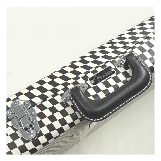 Fender 0996106388 Classic Series Wood Case for Strat/Tele - Wavy Checkerboard Fender 0996106388 Classic Series Wood Case for Strat/Tele - Wavy Checkerboard