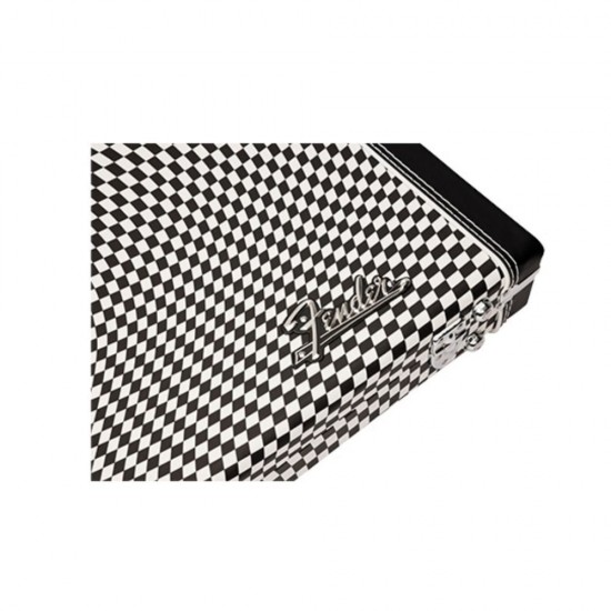 Fender 0996106388 Classic Series Wood Case for Strat/Tele - Wavy Checkerboard Fender 0996106388 Classic Series Wood Case for Strat/Tele - Wavy Checkerboard