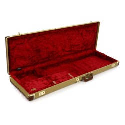Fender 0996166300 Classic Series Wood Case for Precision Bass/Jazz Bass - Tweed