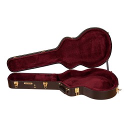 Gretsch 0996413000 G6242L 17-inch Deluxe Long-Scale Hollow Body Electric Hardshell Case - Black