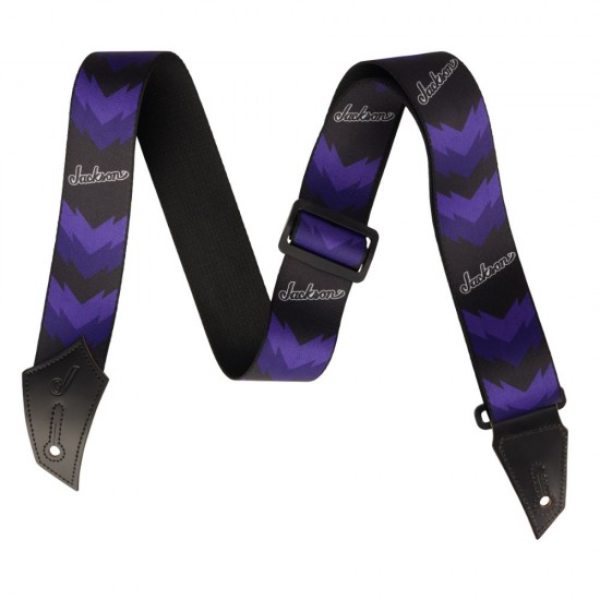  Jackson 2993258004® Strap with Double V Pattern, Black and Purple