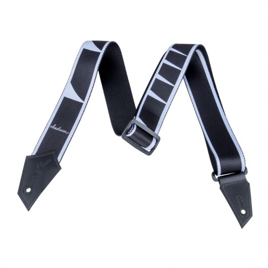 Jackson 2993738001® Strap with Sharkfin Inlay Pattern, Black/White