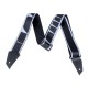 Jackson 2993738001® Strap with Sharkfin Inlay Pattern, Black/White
