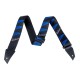 Jackson 2994323001® Strap with Headstock Pattern, Black and Blue 