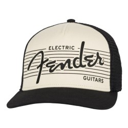 Fender 9122421202 Electric Guitar Hat - Black/Cream