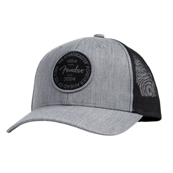 Fender 9122421501 Strat 70th Badge Hat - Heather Gray Fender 9122421501 Strat 70th Badge Hat - Heather Gray