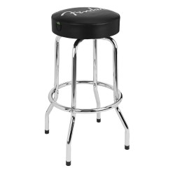 Fender 9192022013 Spaghetti Logo Pick Pouch 30" Barstool - Black Chrome