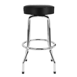 Fender 9192022013 Spaghetti Logo Pick Pouch 30" Barstool - Black Chrome